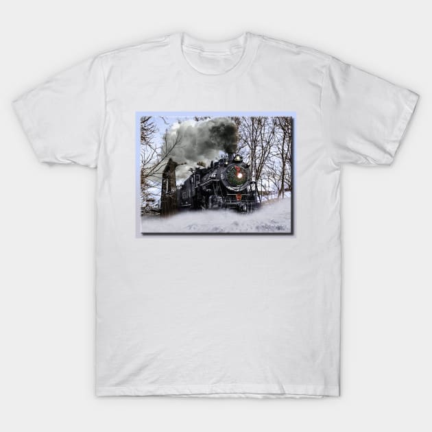 Snow Train T-Shirt by rgerhard